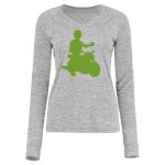 Women's Electrify CoolCore® Long Sleeve V-Neck T-Shirt Thumbnail