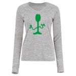 Women's Electrify CoolCore® Long Sleeve V-Neck T-Shirt Thumbnail