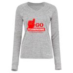 Women's Electrify CoolCore® Long Sleeve V-Neck T-Shirt Thumbnail