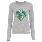 Women's Electrify CoolCore® Long Sleeve V-Neck T-Shirt Thumbnail