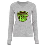 Women's Electrify CoolCore® Long Sleeve V-Neck T-Shirt Thumbnail