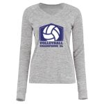 Women's Electrify CoolCore® Long Sleeve V-Neck T-Shirt Thumbnail