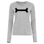 Women's Electrify CoolCore® Long Sleeve V-Neck T-Shirt Thumbnail