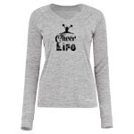 Women's Electrify CoolCore® Long Sleeve V-Neck T-Shirt Thumbnail