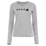 Women's Electrify CoolCore® Long Sleeve V-Neck T-Shirt Thumbnail