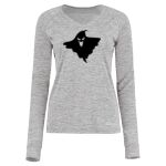 Women's Electrify CoolCore® Long Sleeve V-Neck T-Shirt Thumbnail