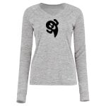 Women's Electrify CoolCore® Long Sleeve V-Neck T-Shirt Thumbnail