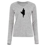 Women's Electrify CoolCore® Long Sleeve V-Neck T-Shirt Thumbnail