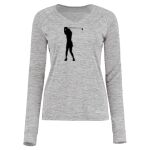 Women's Electrify CoolCore® Long Sleeve V-Neck T-Shirt Thumbnail