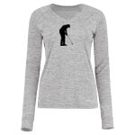 Women's Electrify CoolCore® Long Sleeve V-Neck T-Shirt Thumbnail