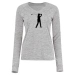 Women's Electrify CoolCore® Long Sleeve V-Neck T-Shirt Thumbnail