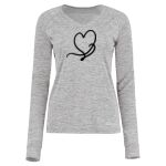 Women's Electrify CoolCore® Long Sleeve V-Neck T-Shirt Thumbnail