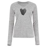 Women's Electrify CoolCore® Long Sleeve V-Neck T-Shirt Thumbnail