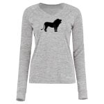 Women's Electrify CoolCore® Long Sleeve V-Neck T-Shirt Thumbnail