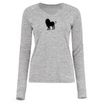 Women's Electrify CoolCore® Long Sleeve V-Neck T-Shirt Thumbnail