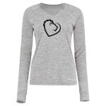 Women's Electrify CoolCore® Long Sleeve V-Neck T-Shirt Thumbnail