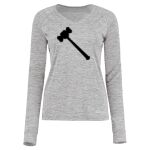 Women's Electrify CoolCore® Long Sleeve V-Neck T-Shirt Thumbnail