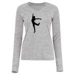 Women's Electrify CoolCore® Long Sleeve V-Neck T-Shirt Thumbnail