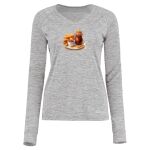 Women's Electrify CoolCore® Long Sleeve V-Neck T-Shirt Thumbnail