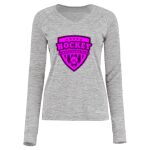 Women's Electrify CoolCore® Long Sleeve V-Neck T-Shirt Thumbnail