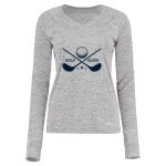 Women's Electrify CoolCore® Long Sleeve V-Neck T-Shirt Thumbnail