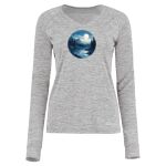 Women's Electrify CoolCore® Long Sleeve V-Neck T-Shirt Thumbnail