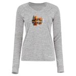 Women's Electrify CoolCore® Long Sleeve V-Neck T-Shirt Thumbnail