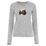 Women's Electrify CoolCore® Long Sleeve V-Neck T-Shirt Thumbnail