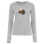 Women's Electrify CoolCore® Long Sleeve V-Neck T-Shirt Thumbnail