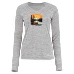 Women's Electrify CoolCore® Long Sleeve V-Neck T-Shirt Thumbnail