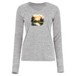 Women's Electrify CoolCore® Long Sleeve V-Neck T-Shirt Thumbnail