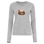 Women's Electrify CoolCore® Long Sleeve V-Neck T-Shirt Thumbnail