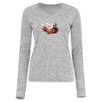 Women's Electrify CoolCore® Long Sleeve V-Neck T-Shirt Thumbnail