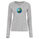 Women's Electrify CoolCore® Long Sleeve V-Neck T-Shirt Thumbnail