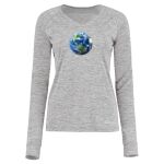 Women's Electrify CoolCore® Long Sleeve V-Neck T-Shirt Thumbnail