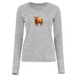 Women's Electrify CoolCore® Long Sleeve V-Neck T-Shirt Thumbnail