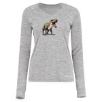 Women's Electrify CoolCore® Long Sleeve V-Neck T-Shirt Thumbnail