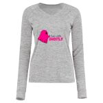 Women's Electrify CoolCore® Long Sleeve V-Neck T-Shirt Thumbnail