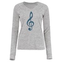 Women's Electrify CoolCore® Long Sleeve V-Neck T-Shirt Thumbnail