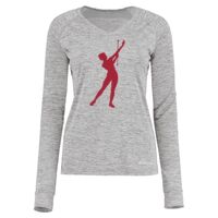 Women's Electrify CoolCore® Long Sleeve V-Neck T-Shirt Thumbnail