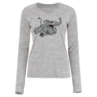 Women's Electrify CoolCore® Long Sleeve V-Neck T-Shirt Thumbnail