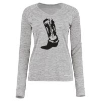 Women's Electrify CoolCore® Long Sleeve V-Neck T-Shirt Thumbnail