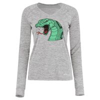 Women's Electrify CoolCore® Long Sleeve V-Neck T-Shirt Thumbnail