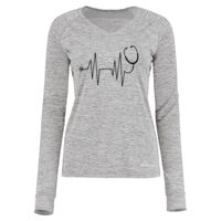 Women's Electrify CoolCore® Long Sleeve V-Neck T-Shirt Thumbnail