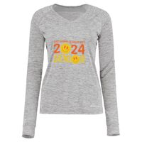 Women's Electrify CoolCore® Long Sleeve V-Neck T-Shirt Thumbnail