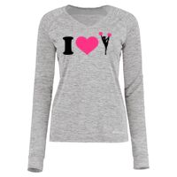 Women's Electrify CoolCore® Long Sleeve V-Neck T-Shirt Thumbnail