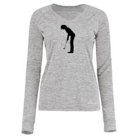 Women's Electrify CoolCore® Long Sleeve V-Neck T-Shirt Thumbnail