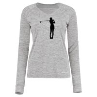 Women's Electrify CoolCore® Long Sleeve V-Neck T-Shirt Thumbnail