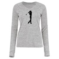 Women's Electrify CoolCore® Long Sleeve V-Neck T-Shirt Thumbnail