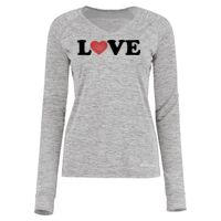 Women's Electrify CoolCore® Long Sleeve V-Neck T-Shirt Thumbnail